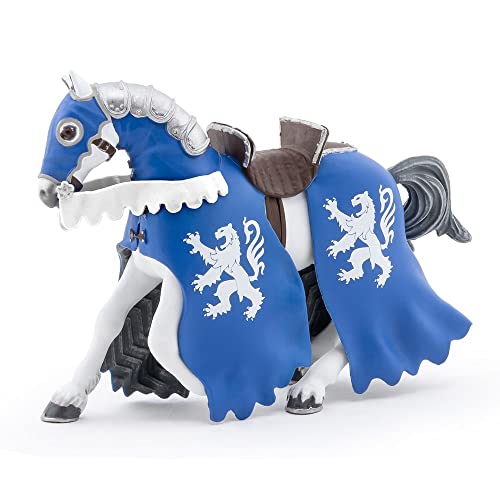 Papo - 39759 - Figuras -Caballo del Caballero león con Lanza