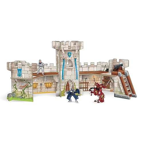 Papo Mini Castillo de Caballeros Medium Isiplay, 33107, Multicolor Figura, Color