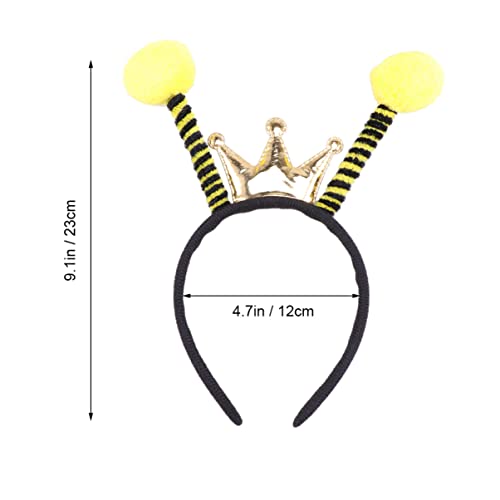 PartyKindom Alas De Abeja Girls Clothing Diadema Alienígena Marciano Diademas Alienígenas, Aros De Pelo De Abeja Dress for Girls Diadema De Abeja Disfraz De Abeja Niño Cabeza De Antena Cabello