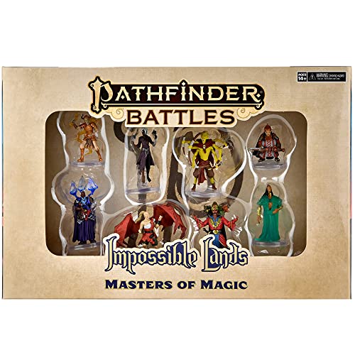 Pathfinder Battles Pack de 8 miniaturas Impossible Lands - Masters of Magic Boxed Set