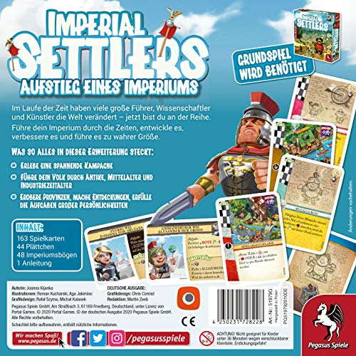 Pegasus Spiele- Imperial Settlers Juegos de Mesa, Multicolor (51979G)