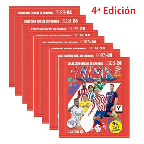 Pegatinas Para La Liga Este 2023-2024 - Colección Oficial de Cromos Panini (CAJA 5O SOBRES DE CUARTA EDICIÓN)