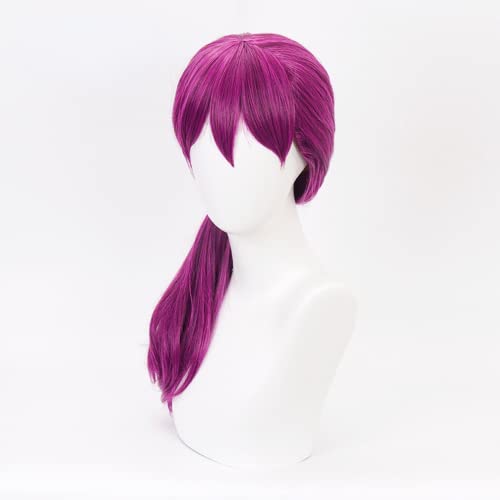 Peluca de Cosplay de Anime League of Legends, peluca KDA hija del vacío Kaisa, peluca de pelo largo morado con peluca para Halloween, fiesta, carnaval, vida nocturna, conciertos, bodas