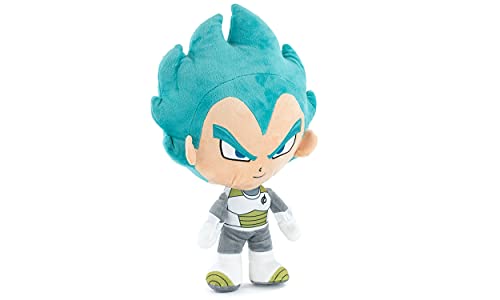 Peluche Vegeta Super Saiyan Pelo Azul Dragon Ball 31cm