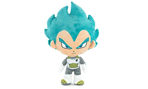 Peluche Vegeta Super Saiyan Pelo Azul Dragon Ball 31cm