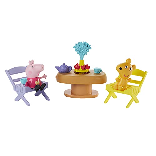 Peppa Pig Peppa Adventures Tea Time with Peppa Accessory Set Preschool Toy, Figure and 5 Accessories, for Age 3 and up