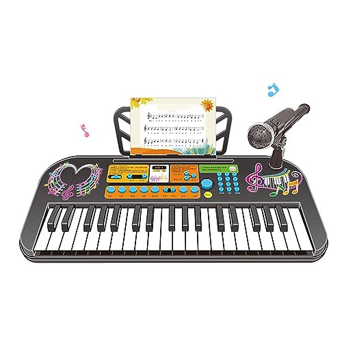 Piano Digital Electrónico, Sentido del Ritmo Desarrolla la Función de Grabación y Reproducción del Teclado Electrónico para que los Niños Aprendan Música (37 teclas 2 modos)