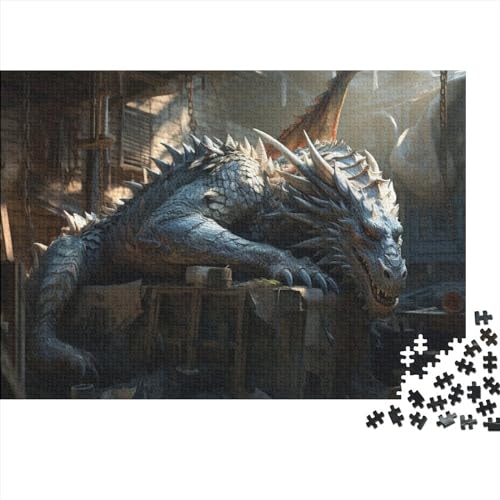 Picture Customization1000 Piezas Adultos, Rompecabezas para Resting Dragon Puzzle Juego De Habilidad para Toda La Familia, Rompecabezas para Difícil Y Desafiante Arte 1000pcs (75x50cm)