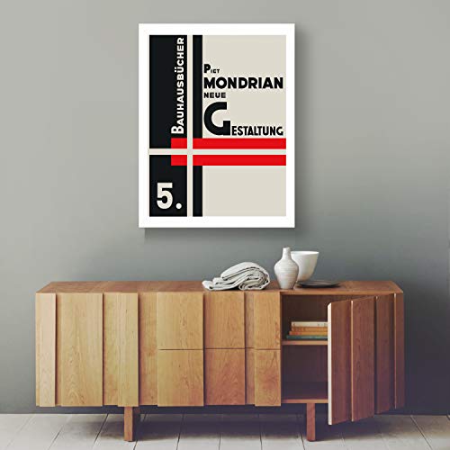 Piet Mondrian Book Cover Reproduction of Neue Gestaltung (28cm x 43cm)