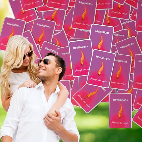 Pimente Ton Couple – Juego de 240 cartas fabricadas en Francia – 40 cartas ilustradas – Juego de mesa para adultos – Idea de regalo original para mujer, hombre, pareja – Navidad