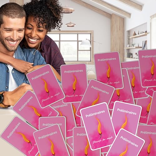 Pimente Ton Couple – Juego de 240 cartas fabricadas en Francia – 40 cartas ilustradas – Juego de mesa para adultos – Idea de regalo original para mujer, hombre, pareja – Navidad