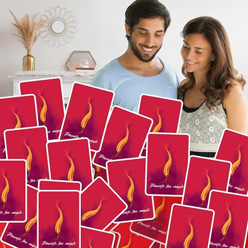 Pimente Ton Couple – Juego de 240 cartas fabricadas en Francia – 40 cartas ilustradas – Juego de mesa para adultos – Idea de regalo original para mujer, hombre, pareja – Navidad