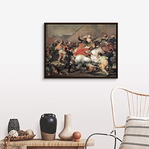 Pintar por Numeros Adultos, Niños, DIY Paint by Numbers,- arte de pared, decoración del hogar — El dos de mayo de 1808 el motín contra los mercenarios mamelucos, por Francisco de Goya