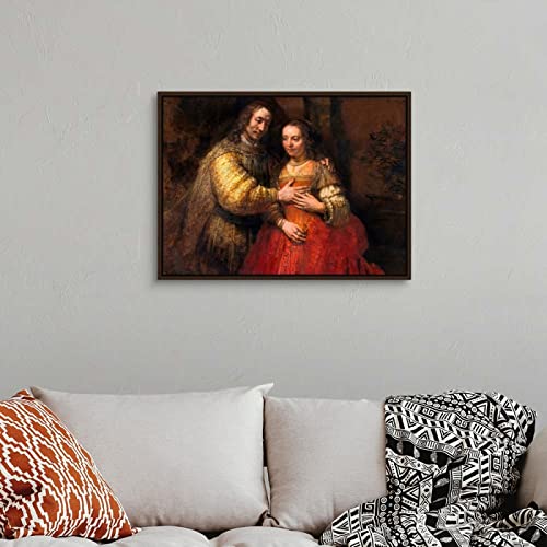 Pintar por Numeros Adultos, Niños, DIY Paint by Numbers,@ — Retrato de una pareja como figuras del Antiguo Testamento conocidas como la novia judía, por Rembrandt van Rijn