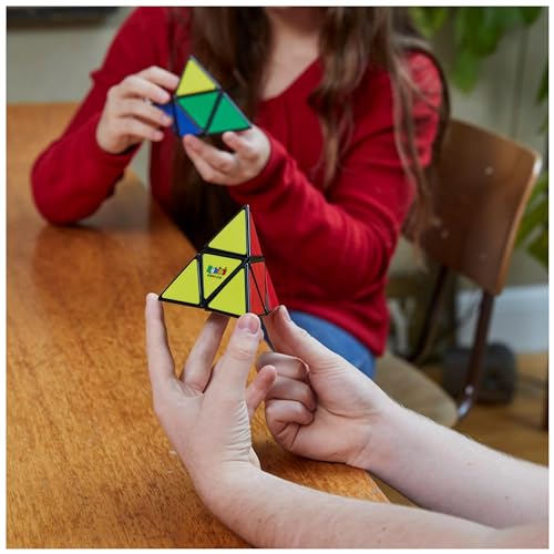 Pirámide de Rubik's, Rompecabezas Triangular de Coincidencia de Colores de Bolsillo Pirámide de Rubik's