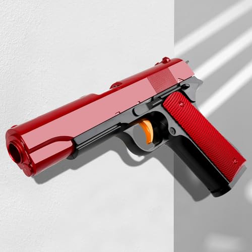 Pistola de Juguete con 2 Cargador y 60 Balas, Lanzadores Soft Bullet Toy Gun Foam Blaster para 6+ Niños