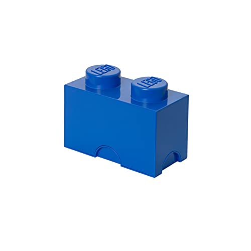 Plast Team PT40021 - Caja con forma de pieza de Lego azul [importado de Alemania]