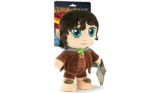 Play by Play The Lord of The Rings - Peluches El Señor de los Anillos 28cm Aragorn Frodo Gandalf Gollum Legolas Edición Coleccionista - Calidad Super Soft (Sin Caja Presentación, Frodo Bolsón)