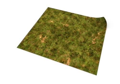 PLAYMATS C004-R-mordheim Warhammer: Mordheim Battlemat, Rubber Mat, Pastizal, 48" x 48" / 122 cm x 122 cm