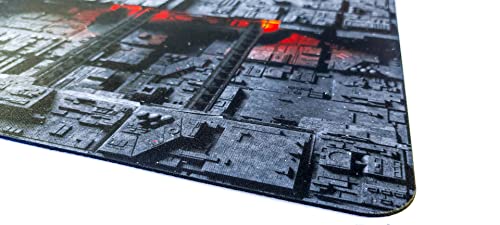 PLAYMATS- Star Wars X-Wing Battlemat, playmat, Rubber Mat, Color It's Not a Moon, 36" x 36" x 91,5 cm (A033-R-xwing)