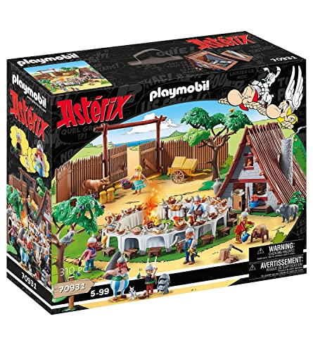 PLAYMOBIL 70931 Asterix Banquete de la Aldea, Juguetes para niños a Partir de 5 años, Multicolor