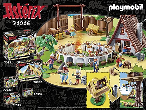 PLAYMOBIL Astérix 71016 Asurancetúrix con Casa del Árbol, Juguetes para Niños a Partir de 5 Años