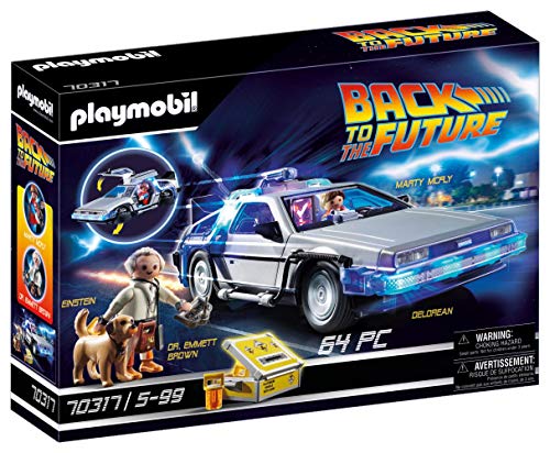 PLAYMOBIL- Back to The Future Juego con Accesorios, Multicolor (70317) + Duracell - Nuevo Pilas alcalinas Plus AAA, 1.5 Voltios LR03 MN2400, Paquete de 8