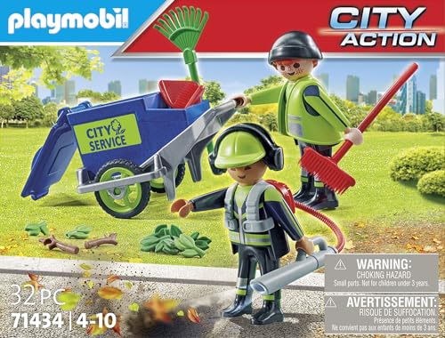 PLAYMOBIL Equipo de Limpieza Urbana