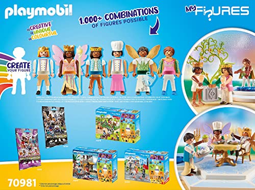 PLAYMOBIL My Figures 70981 El Baile mágico, 6 Figuras de Juego con más de 1000 Combinaciones posibles, Juguetes de Princesa para niños a Partir de 5 años