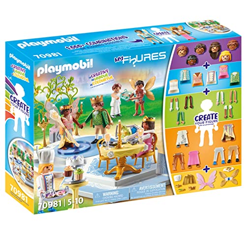 PLAYMOBIL My Figures 70981 El Baile mágico, 6 Figuras de Juego con más de 1000 Combinaciones posibles, Juguetes de Princesa para niños a Partir de 5 años