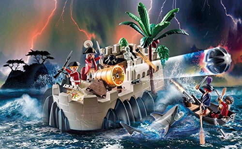 PLAYMOBIL Pirates - Bastión, a Partir de 5 Años, 70413 & Pirata y Soldado