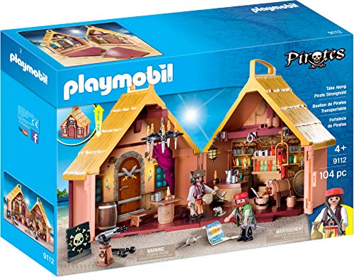 Playmobil Stronghold 9112 Pub Pirate - Maletín para Transportar