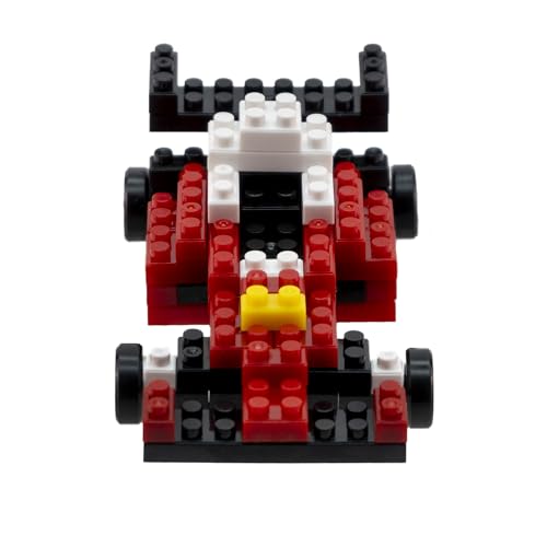 PLAYZOCO Bloques de construcción diseño Coche Formula 1, Kit de construcción de Formula 1, Set de Bloques Vehiculo de Formula 1, Juguetes de construcción, Juguetes Aprendizaje, A Partir de 8 años