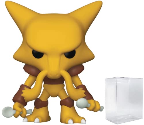 Pokemon - Figura de vinilo Alakazam Pop! (envuelta con funda protectora compatible con Pop Box)