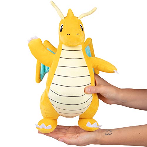 Pokemon PKW1437 - Peluche de dragón (30 cm), Multicolor