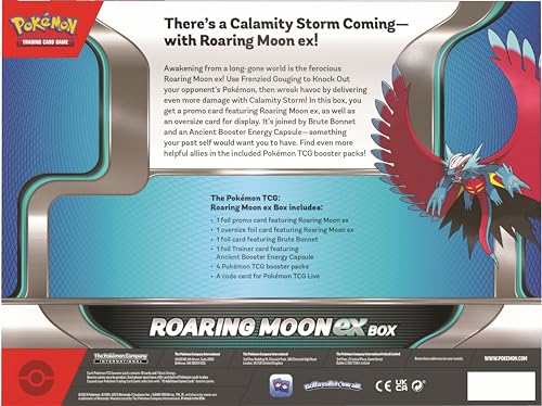 Pokémon TCG: Roaring Moon or Iron Valiant ex Box (One at Random)