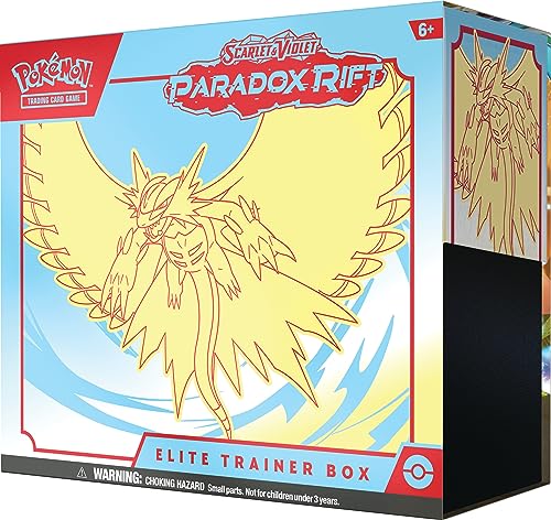 Pokemon TCG: Scarlet and Violet: Paradox Rift: Elite Trainer Box - Roaring Moon