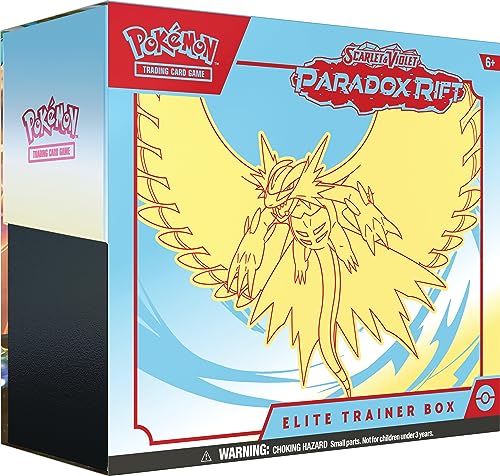 Pokemon TCG: Scarlet and Violet: Paradox Rift: Elite Trainer Box - Roaring Moon