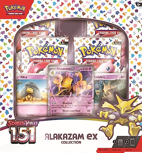 Pokemon TCG Scarlet & Violet 3.5 Pokemon 151 Alakazam Ex Box