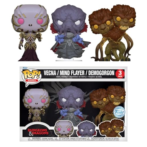 POP! Games: Vecna, Mind Flayer, Demogorgon (Dungeons & Dragons) Special Edition