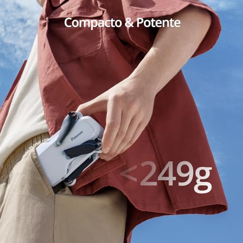 Potensic ATOM Combo 4K GPS Drone, Gimbal en 3 Ejes, 6KM Transmisión <249g, 3 Baterías & Estación de Carga, 32 Mins cada Batería, Seguimiento Visual/QuickShots/RTH, FPV Dron para Adulto Principiante