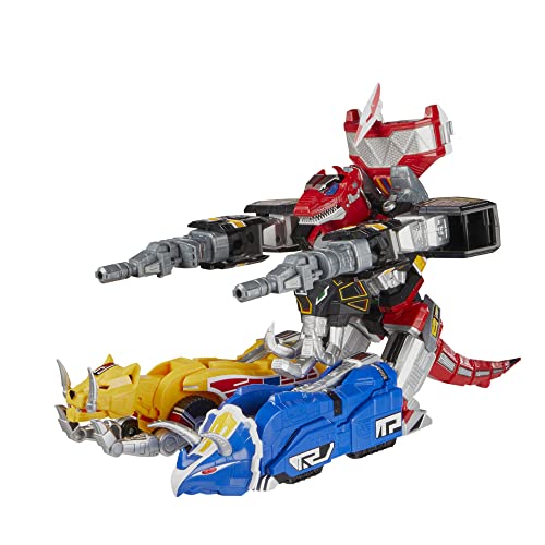 Power Rangers Hasbro Lightning Collection Zord Ascension Project - Mighty Morphin Dino Megazord a Escala 1:144 - Figura de colección