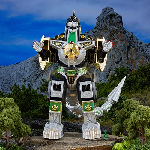 Power Rangers Hasbro Lightning Collection Zord Ascension Project - Mighty Morphin Dragonzord a Escala 1:144 - Figura Premium de colección (F5179)