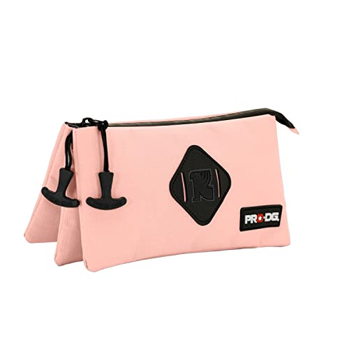 PRODG Salmon-Estuche Portatodo Triple Smart, Salmón, 23 x 11 cm