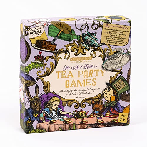 Professor PUZZLE Mad Hatter's Tea Party Set | A Partir de 7 años | 1 Jugador