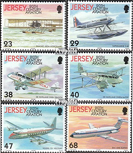 Prophila Collection Gran Bretaña - Jersey 1062-1067 (Completa.edición.) 2003 vuelos con Motor (Sellos para los coleccionistas) Aviación