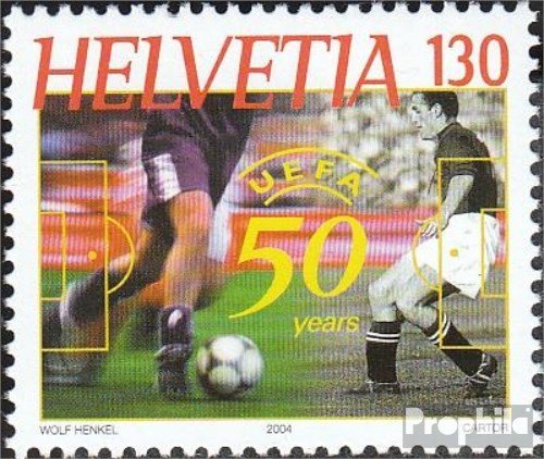 Prophila Collection Suiza 1865 (Completa.edición.) 2004 UEFA (Sellos para los coleccionistas) fútbol