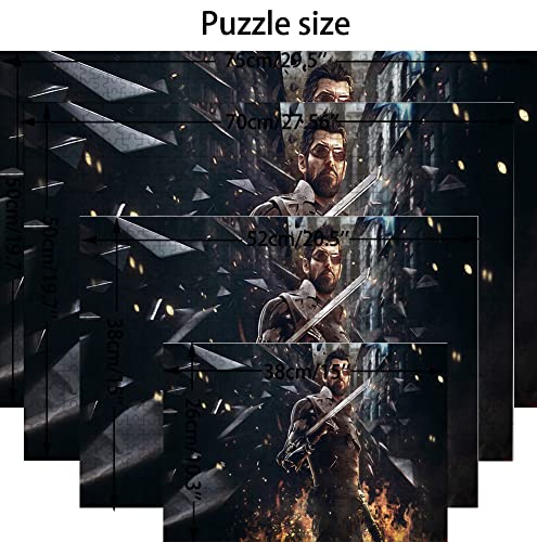 Puzzle 1000 Piezas para Adultos, Puzzle Deus Exity, Pequeña Mini Rompecabezas Resistente, Grueso Y Difícil para Juegos de Fiesta, Niños, Amigos de La Familia. 38X26cm