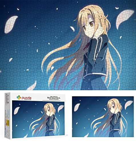 Puzzle 2000 Piezas para Adultos, Puzzle Anime Sword Art Online, Rompecabezas de Niños Adolescente Ara Juegos Educativos de Mente de Bricolaje, Decoración del Hogar de Regalo. 100X70cm