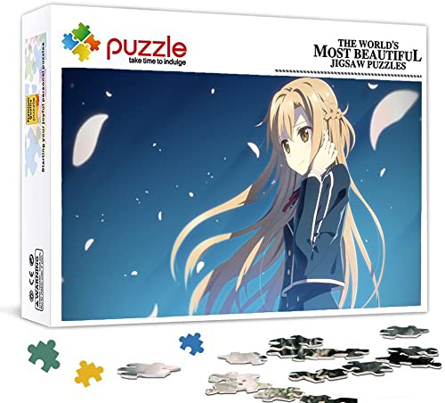 Puzzle 2000 Piezas para Adultos, Puzzle Anime Sword Art Online, Rompecabezas de Niños Adolescente Ara Juegos Educativos de Mente de Bricolaje, Decoración del Hogar de Regalo. 100X70cm